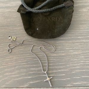 Kids baby David Yurman cross necklace